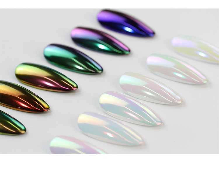 Optical chameleon pigment application