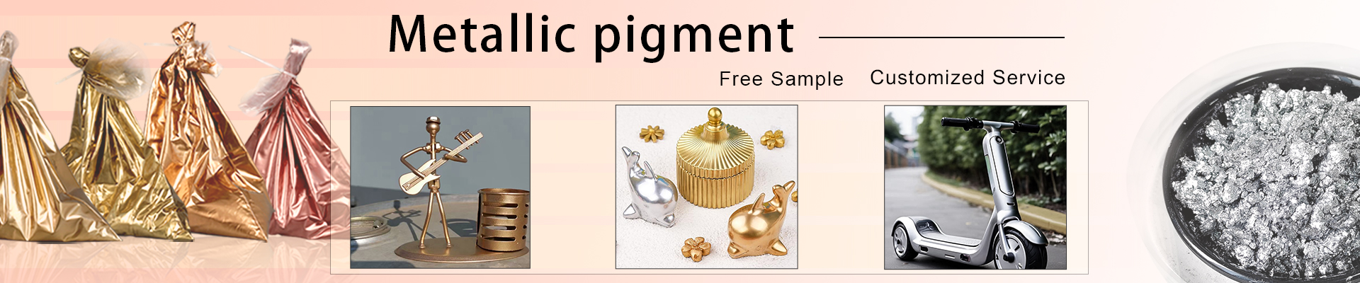 Metallic pigment effects